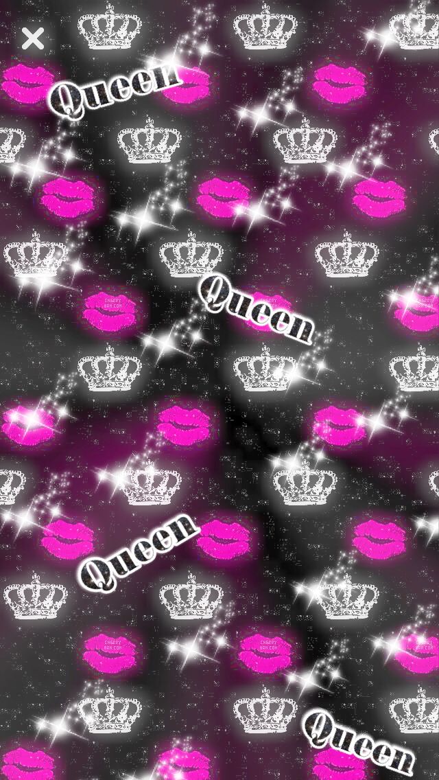 Crown Queen | Iphone wallpaper glitter, Lip wallpaper, Bling wallpaper