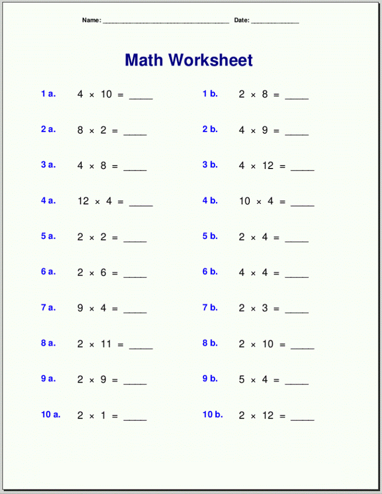 Free Worksheets For Grade 3 Free Math Worksheets Math Worksheets Kids Math Worksheets