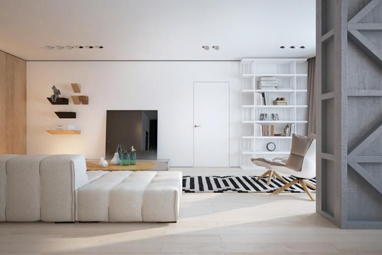 Innenarchitektur, die Holz und Schwarzweiss-Farben kombiniert Haus - wohnzimmer deko schwarz weiss Innenarchitektur, die Holz und Schwarzweiss-Farben kombiniert Haus - wohnzimmer deko schwarz weiss