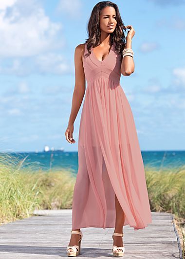 I Got The Dress Am Planning On Wearing To A Friend S Wedding Double Maxi Dress Canvas Platform Heel From Venus Women S Swimwear And Y Clothing Order For