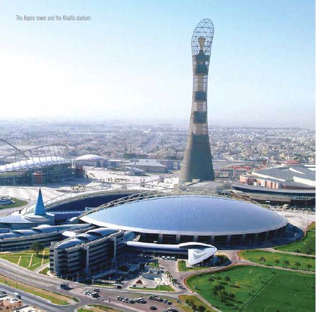 The Aspire Tower And The Khalifa Stadium Places To Visit Qatar 2022 Fifa World Cup