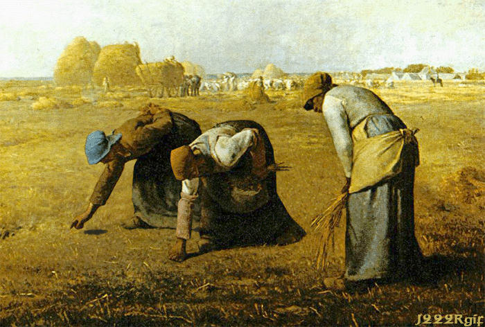 Jean François Millet - Les Glaneuses | Arte para impressão, Artistas