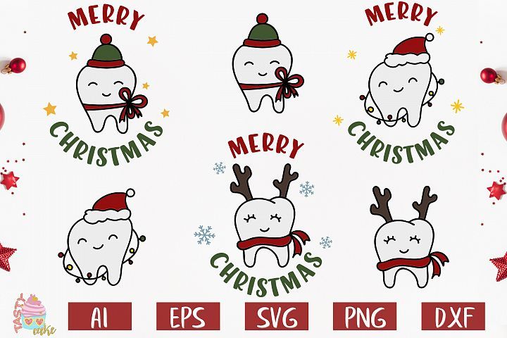Download Christmas Teeth SVG - Christmas Dental Designs | Dental ...