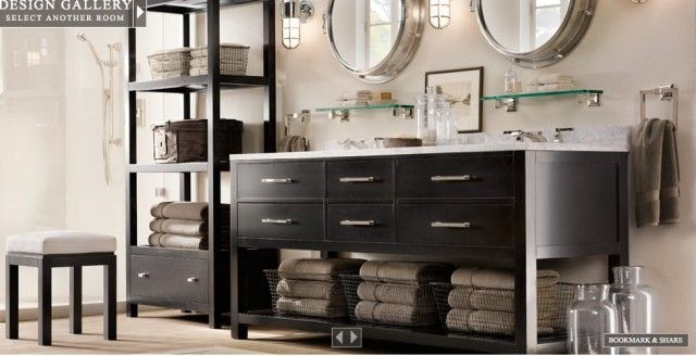 Restauration Hardware Badezimmer Schlichte Schöne - Badezimmermöbel - tv für badezimmer Restauration Hardware Badezimmer Schlichte Schöne - Badezimmermöbel - tv für badezimmer
