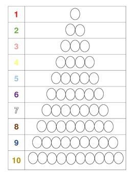 Color Bead stair worksheet | Montessori color, Montessori math