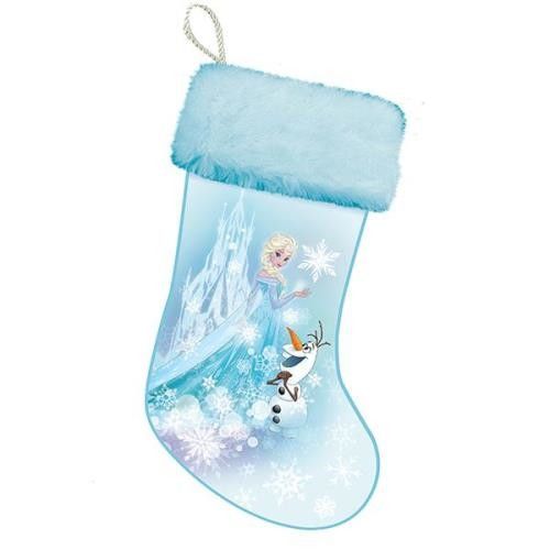 Disney Frozen ELSA Fleece Appliqué Christmas Stocking 18" PINK Holiday Decor Disney Frozen ELSA Fleece Appliqué Christmas Stocking 18" PINK Holiday Decor