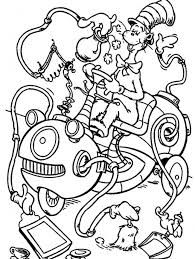 cat in the hat characters coloring pages - Google Search | Cat coloring page, Dr seuss