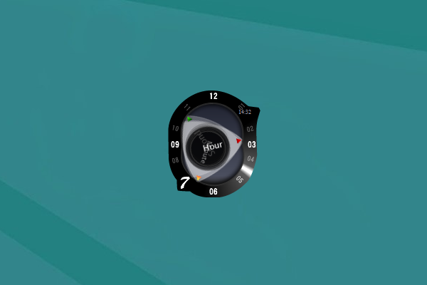 desktop clock windows 10
