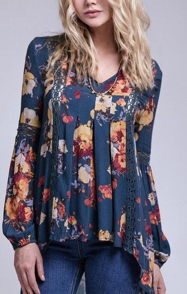 Women Plus Size Lace 3//4 Sleeve Tunic Top Blouse Shirt Casual Boho Stretch Fit