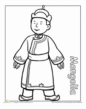 Download Multicultural Coloring: Mongolia | Cute coloring pages, Coloring pages, Detailed coloring pages