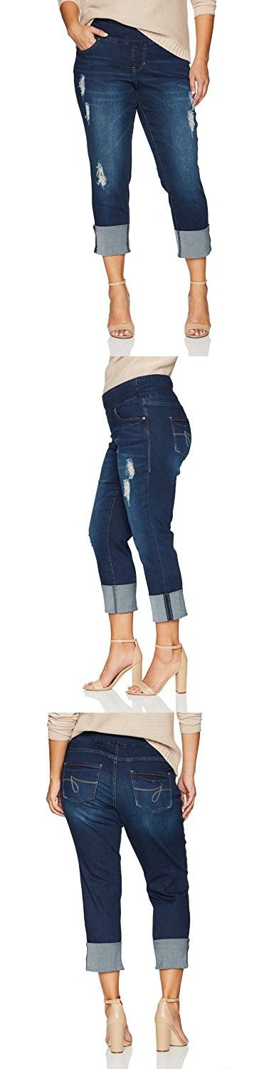 plus size pull on jean capris