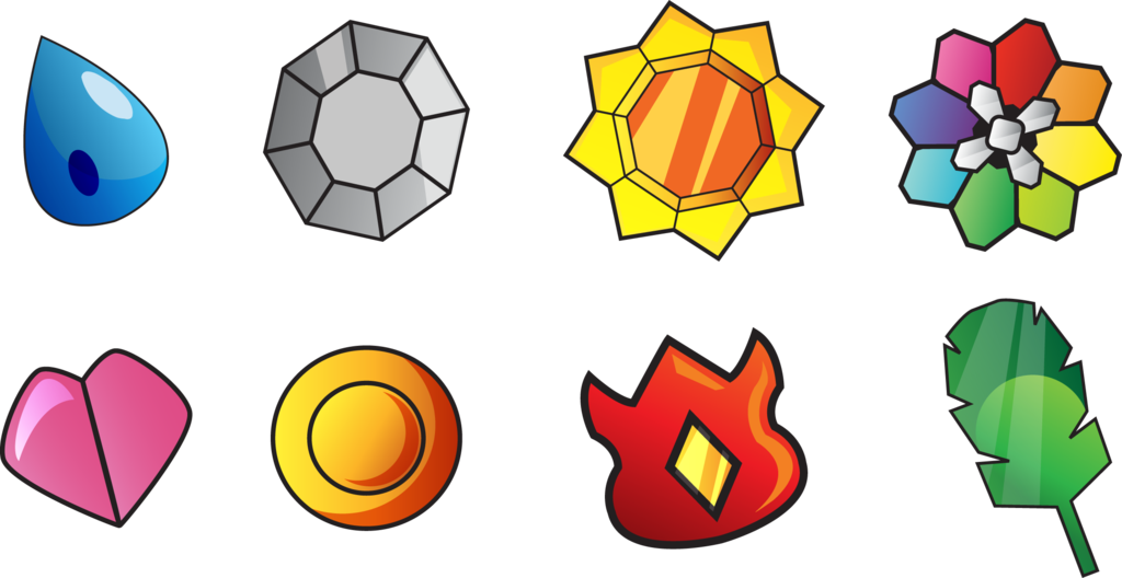 Pokemon Kanto Gym Badges By Johnriddle20 On Deviantart Pokemon Badges Pokemon Gym Badges Pokemon