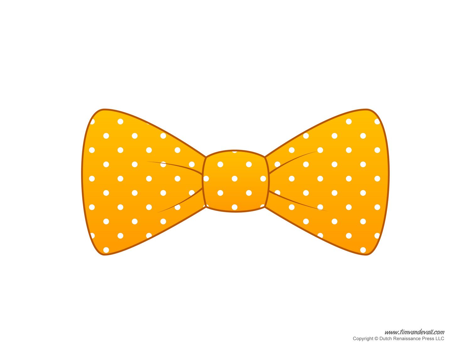 Gold Bow Tie, Polka Dot Bow Tie, White Bow Tie, Bow Clipart, Bow Vector ...