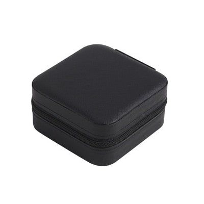 Porta Joias Portátil Preto - Sophie | Lado Mulher Earring Jewelry Box, Earring Necklace, Ring Earrings, Travel Jewelry Organizer, Jewelry Organization, Jewelry Packaging Box, Travel Necklace, Box Manufacturers