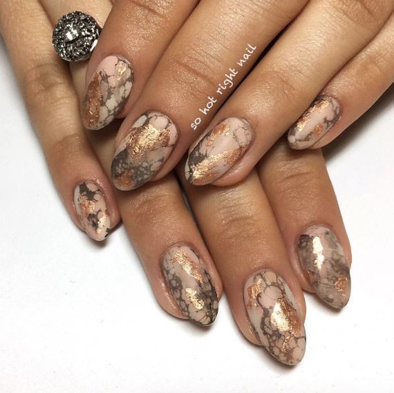 +43 Quirky Nail Art Ideas Designs for Autumn Nails, Hard gel nails, Fall nail designs