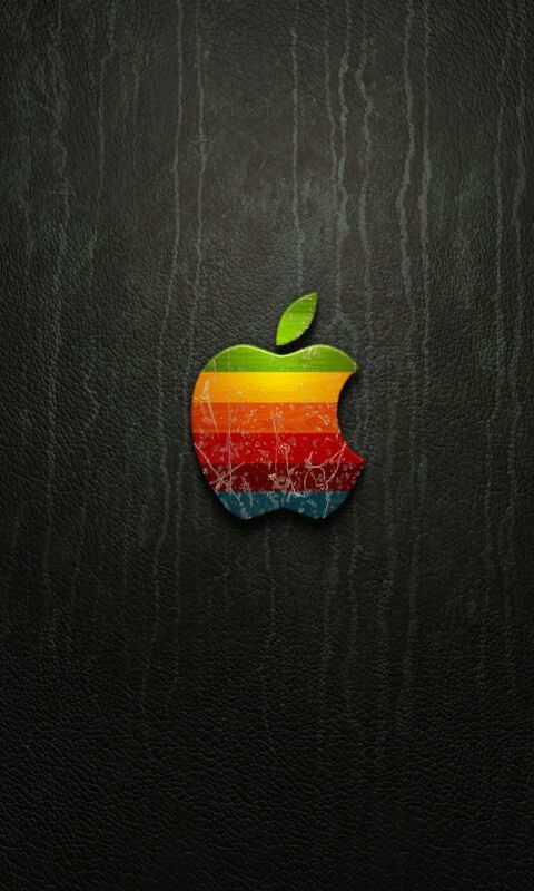 Old school Apple logo | Apple logo wallpaper iphone, Apple logo