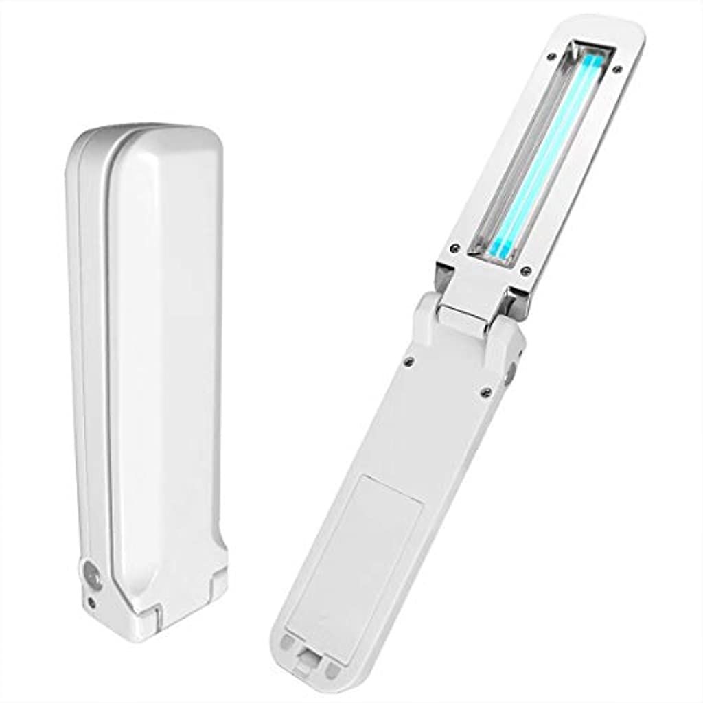 DERCLIVE Lampada Germicida Ultravioletta Portatile Uv Mini Sterilizzatore Palmare Sterilizzazione Luce Lampada Lampadina Uv Portatile