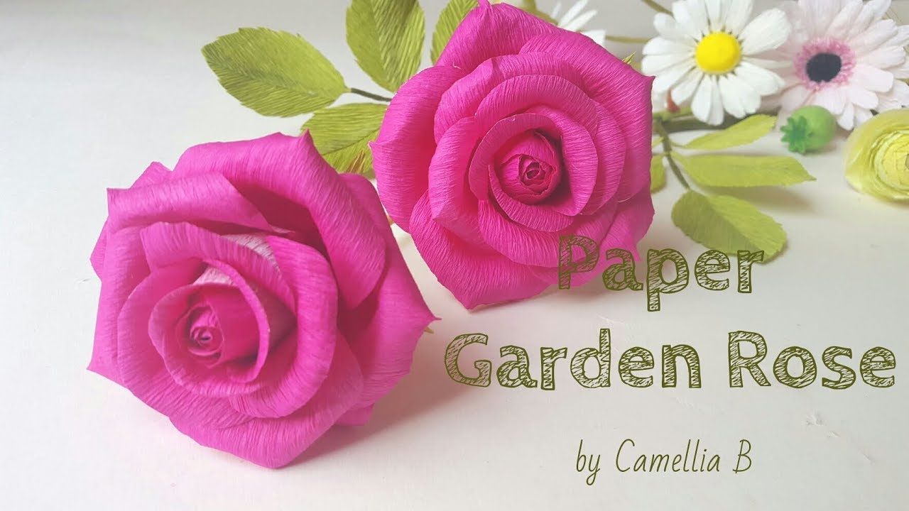 Magnolia Construction Paper Flowers Paper Flowers Diy Paper