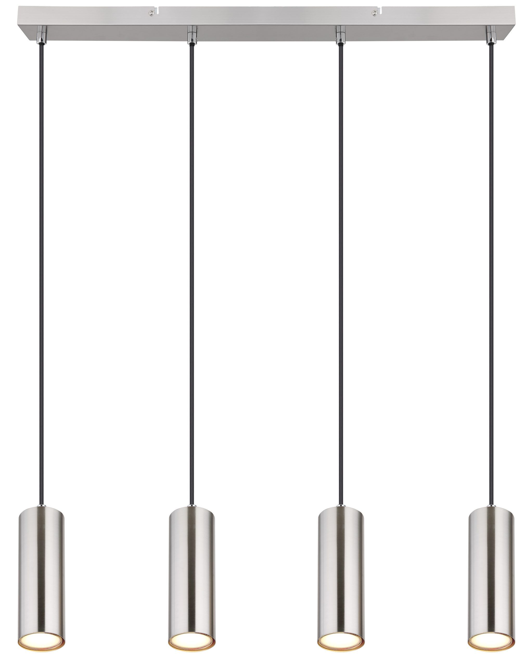 Deze moderne hanglamp is één van de populairste lampen van Globo. De afmetingen van de grijze hanglamp zijn 65 x 6 x 120 cm.
Dit artikel beschikt over een GU10 fitting met een maximum wattage van per lichtpunt. De metalen hanglamp heeft 4 lichtpunten. Op dit product staat een garantie van 2 jaar. De hanglamp is geschikt voor binnen. Het artikel heeft een IP20 beveiligingsklasse. Dit houdt in dat dit product stofdicht is. De grijze hanglamp staat heel leuk in een strak interieur, waarmee je binn Watt, Pendant Light, Modern, Ceiling Lights, Lighting, Home Decor, Products, Light Fixtures, New Furniture