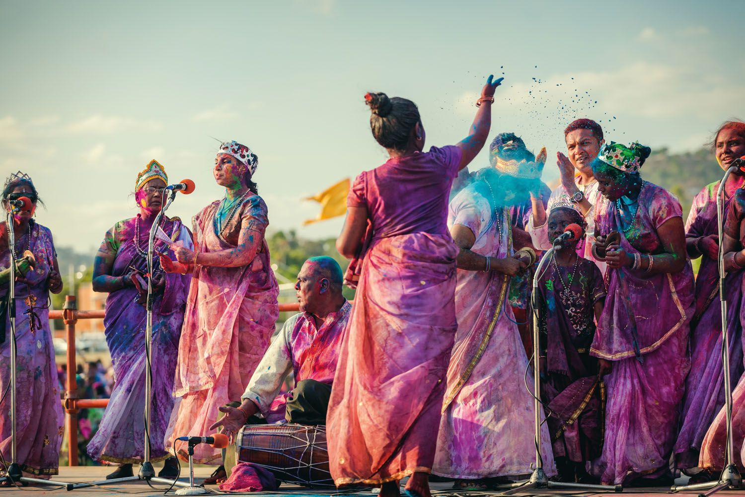 Phagwa (Holi). Photo by Ziad Joseph Trinidad, Trinidad carnival