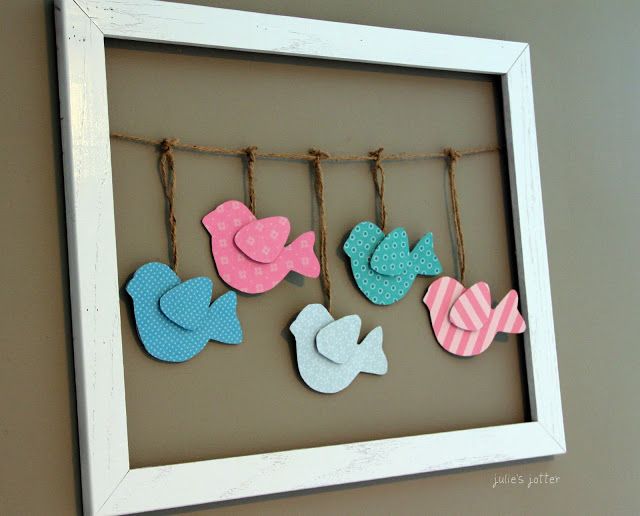 Quadro de passarinhos para quarto infantil | Bebê diy, Mdf Quadro MDF para Quarto de Bebê Passarinho | Renata