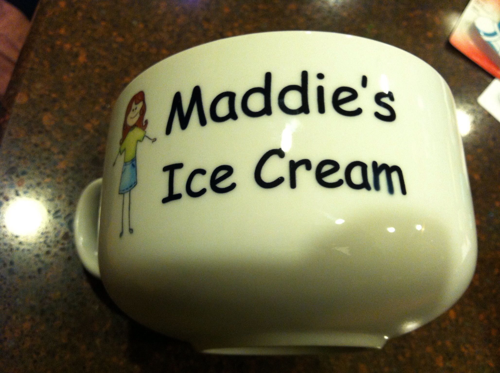 Madam's Ice Cream Container