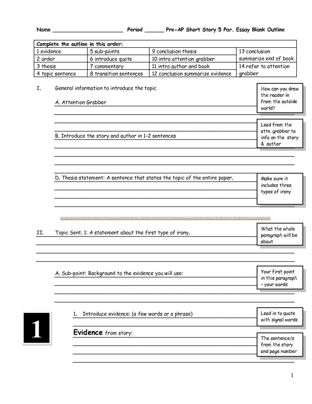 Bits dissertation outline document