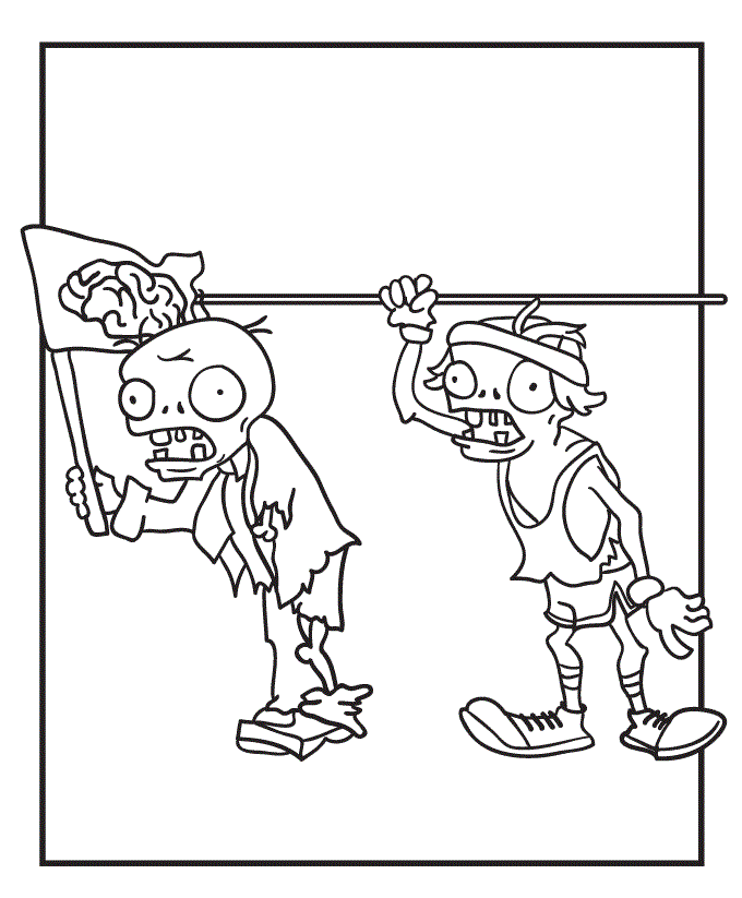 Download Plants Vs Zombies Coloring Pages | Plantas vs zombies ...