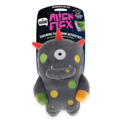 Alien Flex For Spunky Pup Ghim Plush Squeaking Dog Toy Dog Toys
