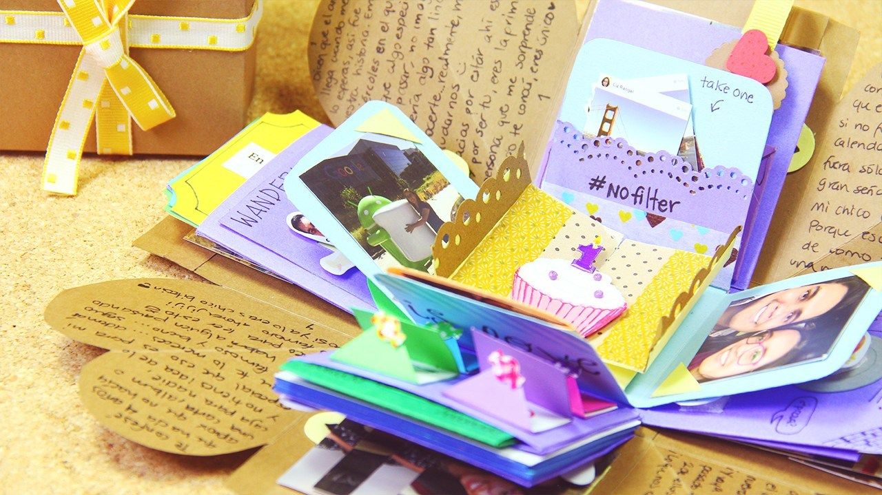 13 Ideas Para Regalos De Navidad Que Puedes Hacer Tu Mismo Sorpresas Para Novios Cajitas Sorpresa Caja Sorpresa Explosiva