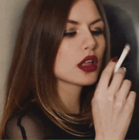 girl smoking cigarette gif girls with abs nude pictures