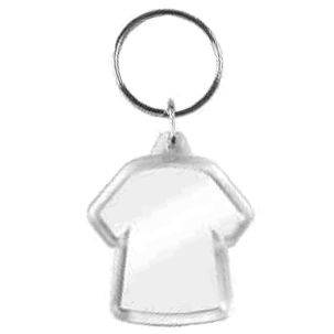 Acrylic Plastic Blank Clear Keyring Heart Shape Photo Key Rings UK