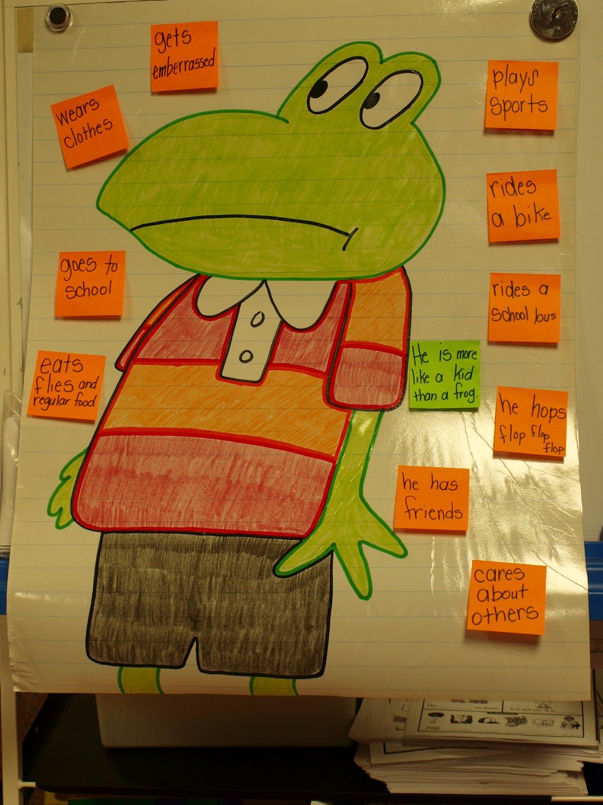 Froggy Froggy goes to school, Reading classroom, Reading