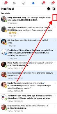 cara menghapus notifikasi fb di android