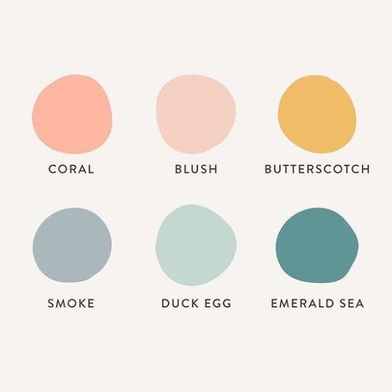 5 Color Palettes To Elevate Your Whole Dorm (And How To Use Them) Feminine Color Palette, Pastel Colour Palette, Pastel Colors, Paint Colors, Gold Colour, Brown Color, Minimal Color Palette, Sea Colour, Blue Palette