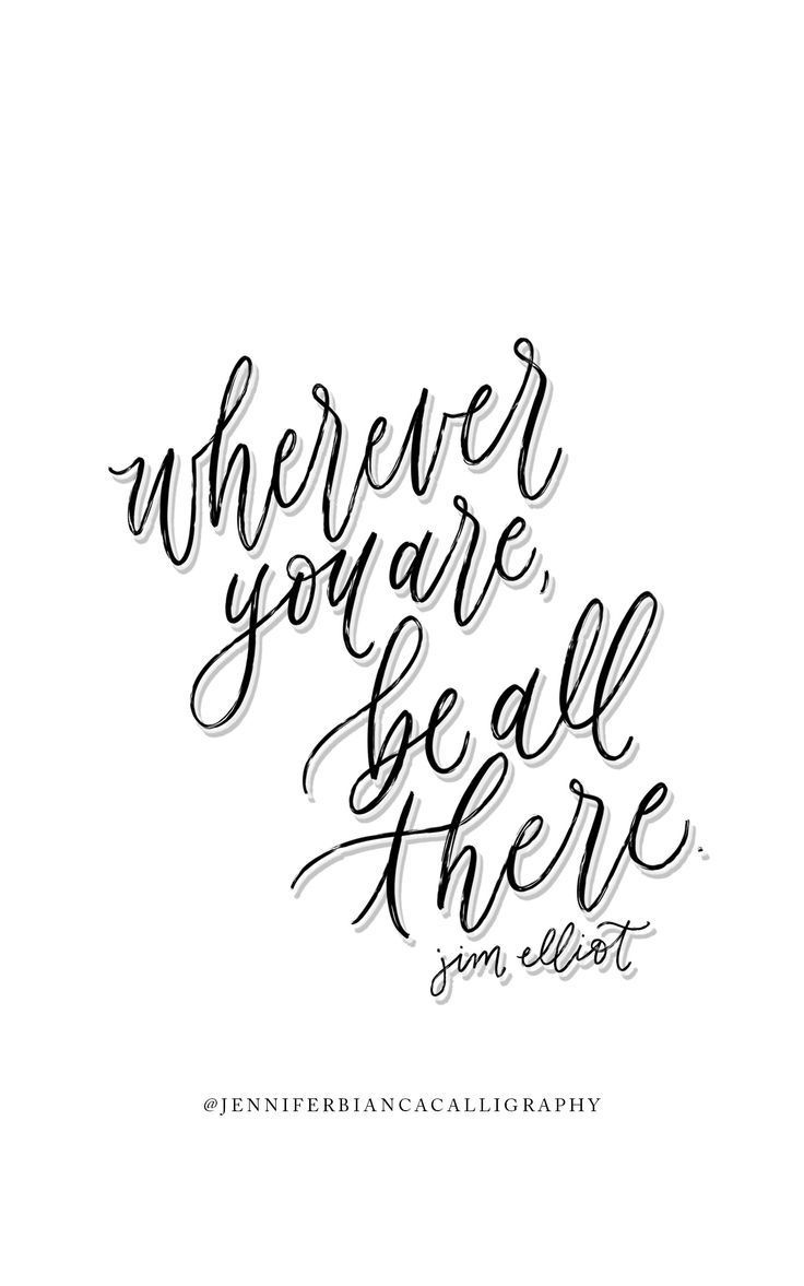 calligraphy by jennifer bianca | inspiration | print | quote