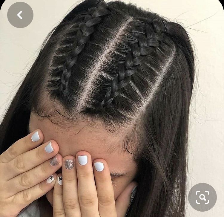 Easy Hairstyles For Medium Hair, Braided Hairstyles Easy, Braids For Long Hair, Medium Hair Styles, Natural Hair Styles, Short Hair Styles, Hair Medium, Fine Hairstyles, Easy Braids
