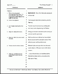 the two column script format intro to media production