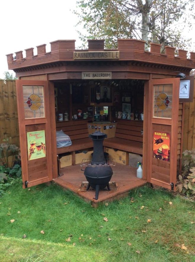 Backyard man cave designs