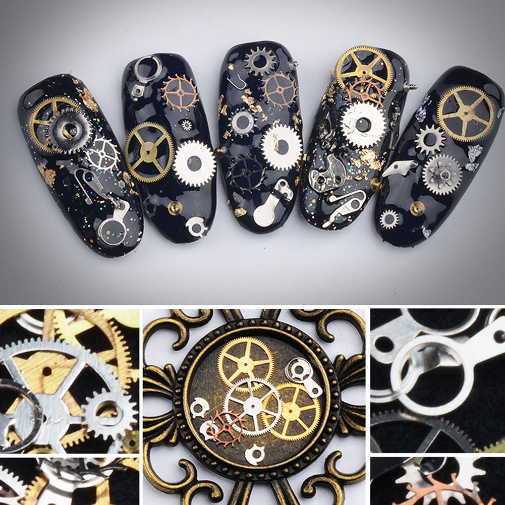 1box Golden Silver Nail Art Stickers Stylish Thin Machinery Gears Type 3d Nail Tips Design Diy Manicure Decoration Sticker Decal 3d ネイルアート ネイルアート デザイン 簡単ネイルアート 1box Golden Silver Nail Art Stickers Stylish Thin Machinery Gears Type 3d Nail Tips Design Diy Manicure Decoration Sticker Decal 3d ネイルアート ネイルアート デザイン 簡単ネイルアート