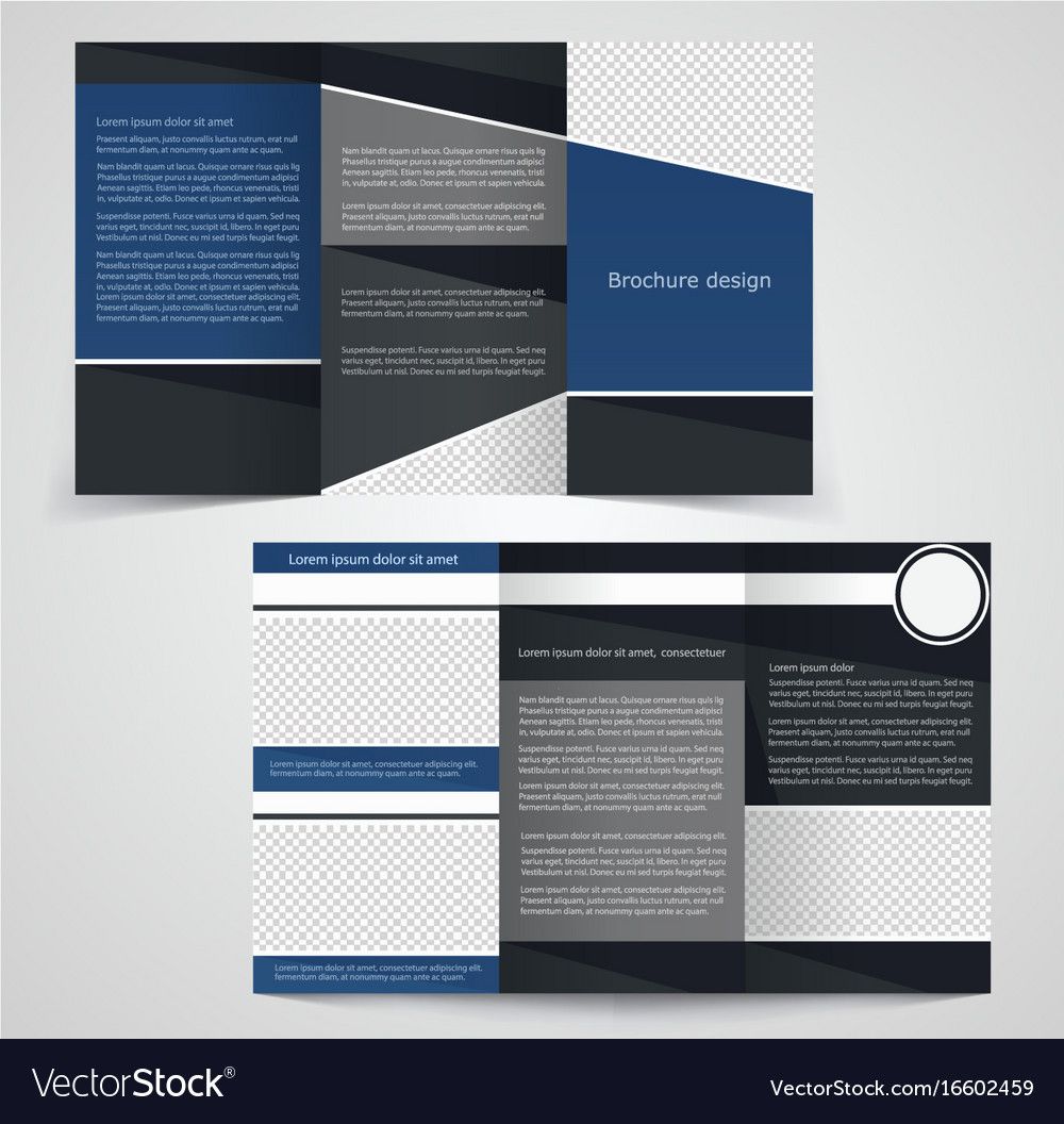 Tri Fold Business Brochure Template Two Sided Inside Double Sided Tri Fold Brochure Template Best Profes In 2020 Trifold Brochure Business Brochure Brochure Template