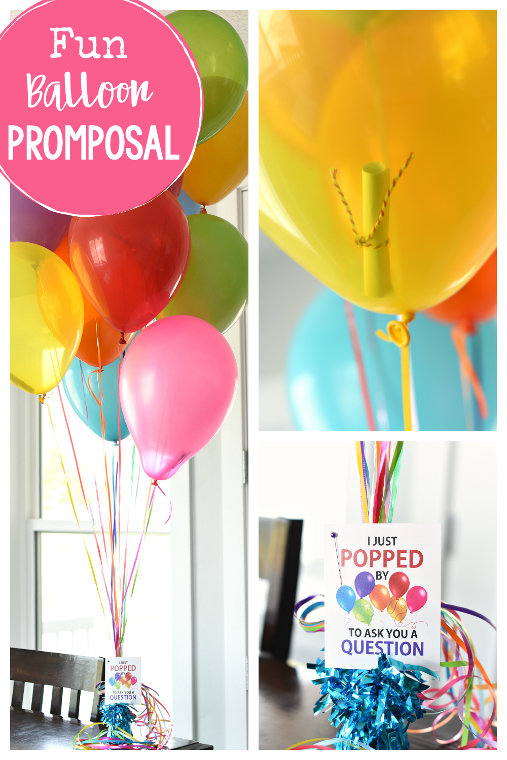 Prom 34 Question Mark photo shoots Party Balloons Engagement