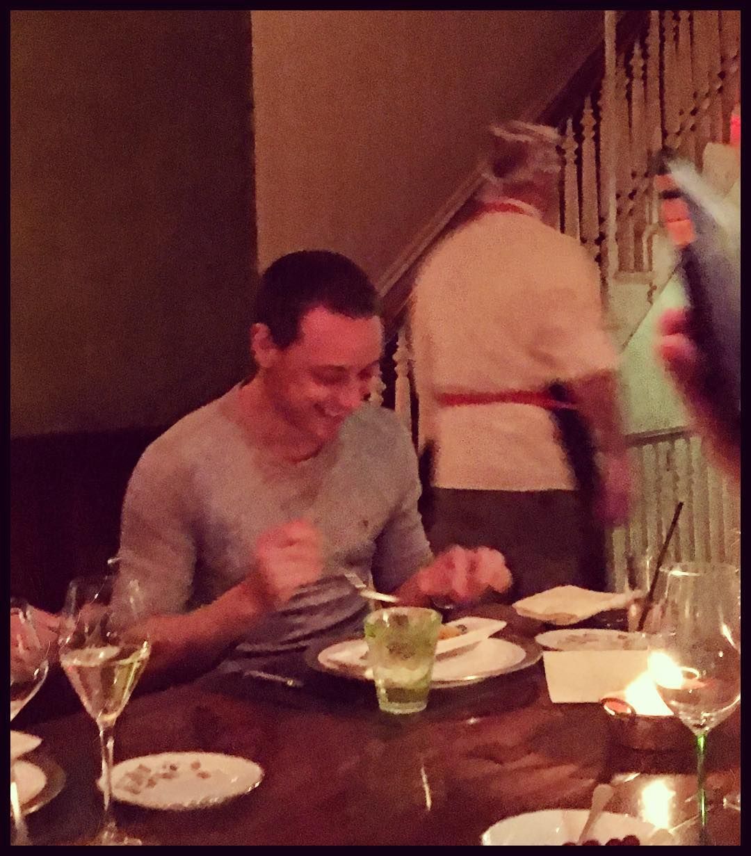 Betty Lynn Buckley On Instagram James Mcavoy At Night S Delicious Vetri Dinner Mnightshyamalan Split Vetri Philadelphia Reshoots