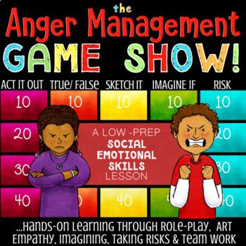 anger management school counseling lesson quiz show ppt game quiz show ppt