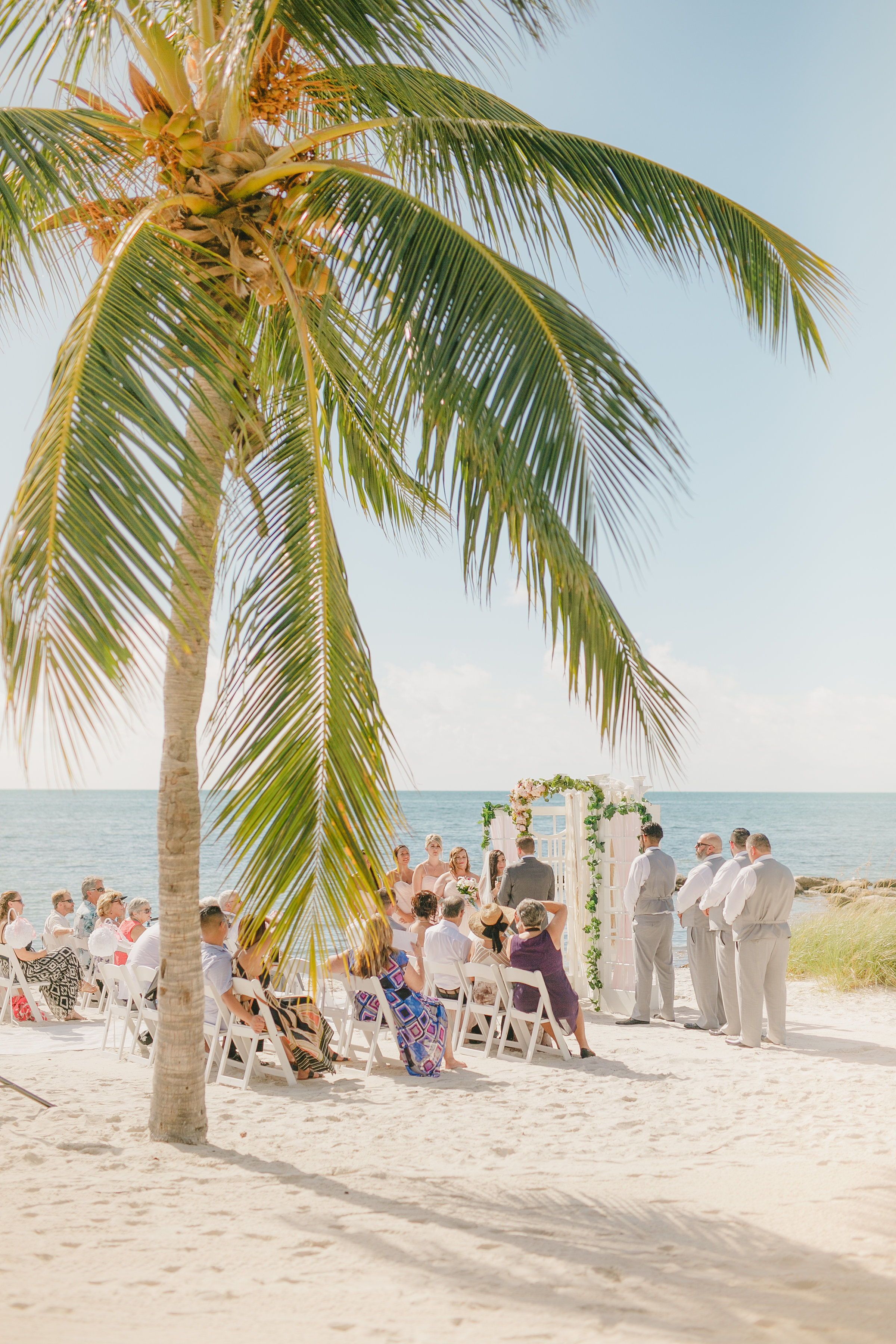 Florida Key West Beach Wedding Romantic beach wedding, Tropical beach