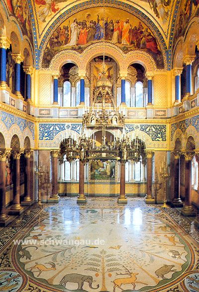 Neuschwanstein Inside Rooms Neuschwanstein Castle Germany Castles Castle