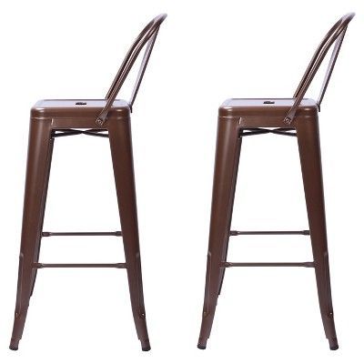 carlisle bar stools modern bar carlisle 29 backed barstool brown set of 2 and products carlisle bar stools modern bar carlisle 29 backed barstool brown set of 2 and products