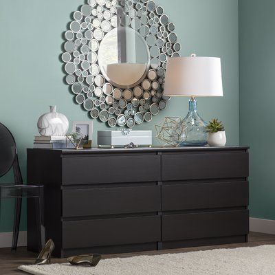 Zipcode Design™ Kepner 6 Drawer 60.5" W Double Dresser | Wayfair