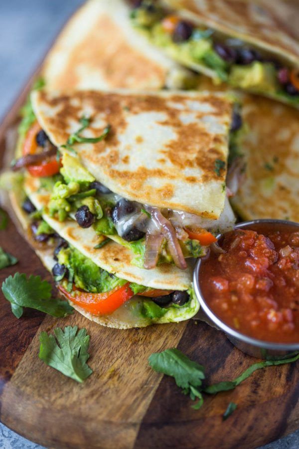 Avocado Black Bean Quesadillas Avocado Black Bean Quesadillas