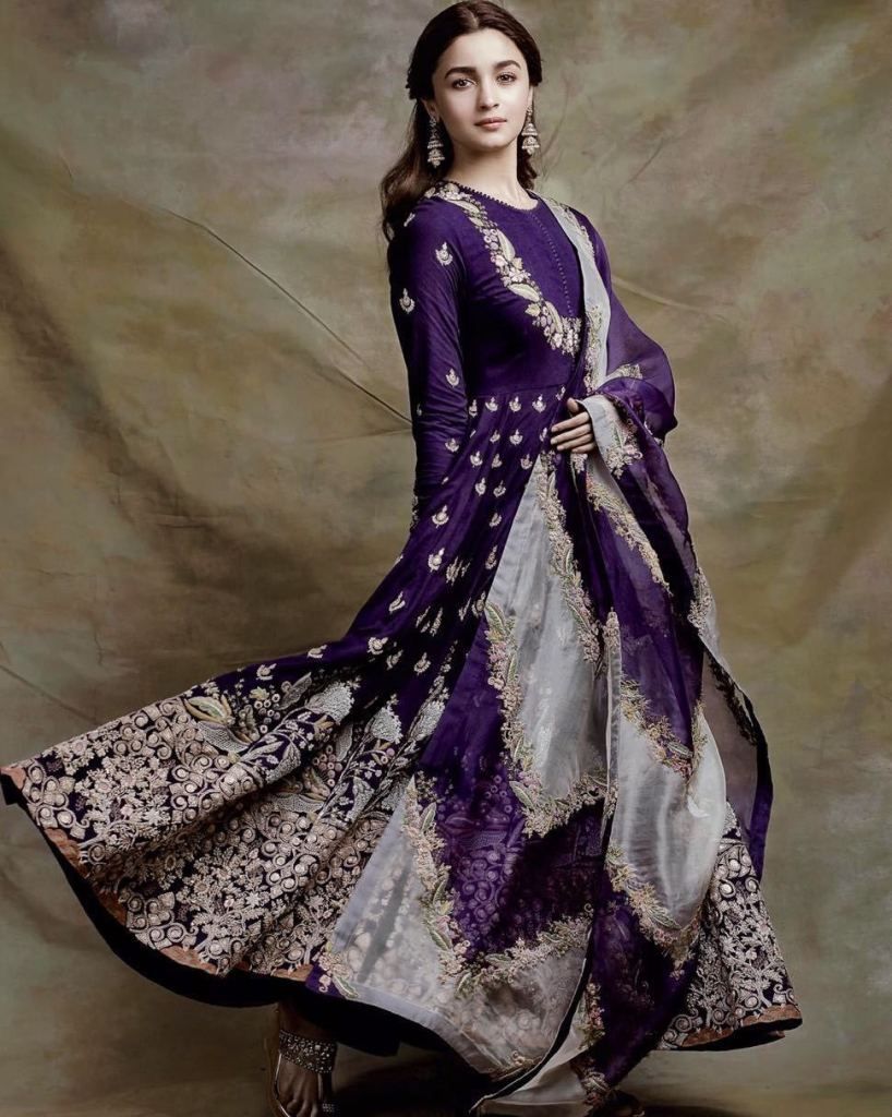 Alia Bhatt's Indian Looks From Kalank Promotions | Monday Crush - Frugal2Fab | Anarkali dress